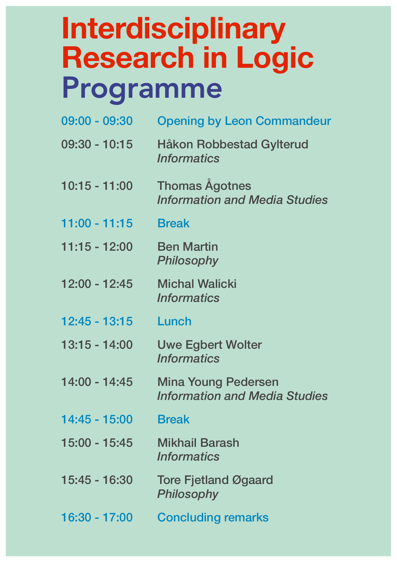 The workshop programme. [Read the abstracts 🔍]
