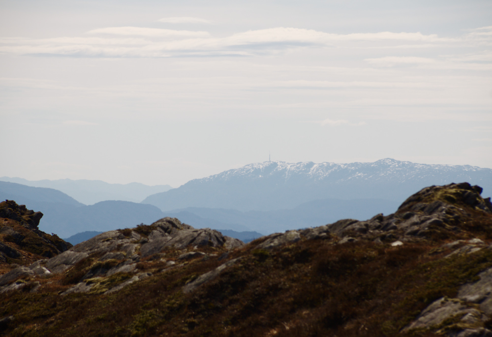 Kattnakken (with the telecom tower) and Mehammarsåto (the rounded peak to the right) [higher-res]