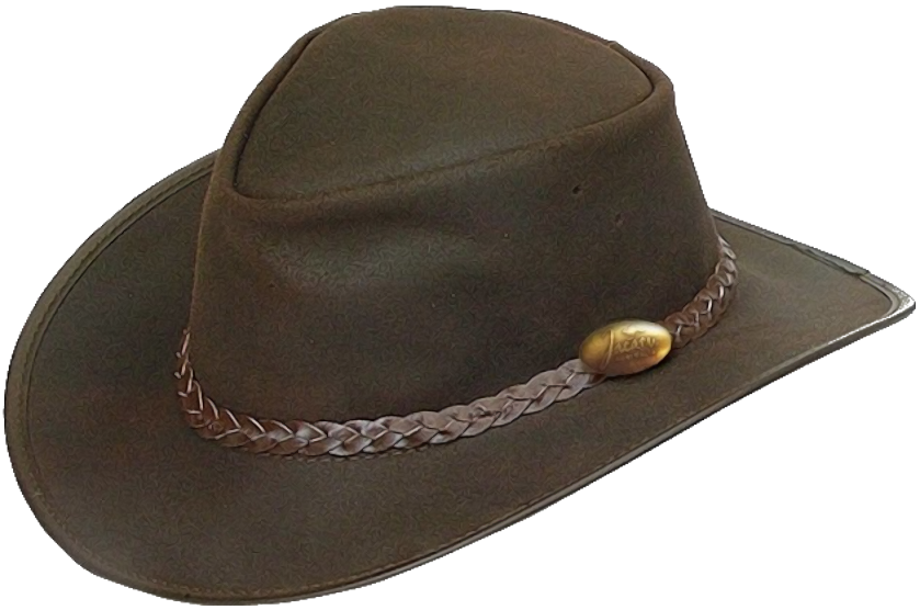 My Jacaru leather hat.